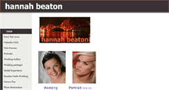 Desktop Screenshot of hannahbeaton.co.uk